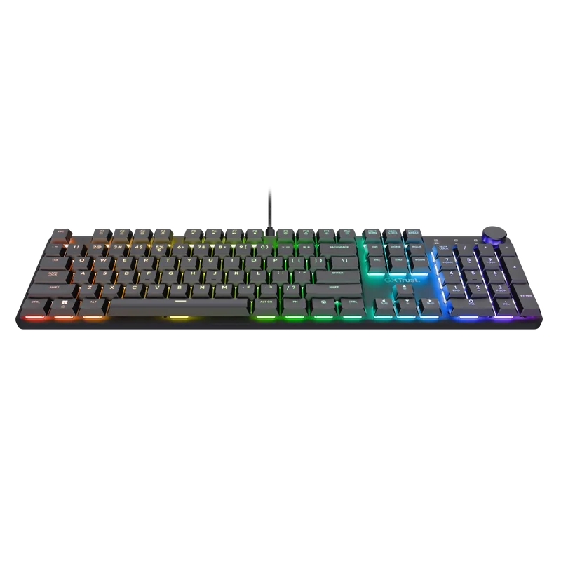 RESIG0000030452_03 Tastatura mecanica Trust GXT 866 Torix cu fir, swtich linear, 104 butoane, full RGB, butoane programabile, tipuri de jocuri FPS, MMO, MOBA, RPG, RTS, negru
