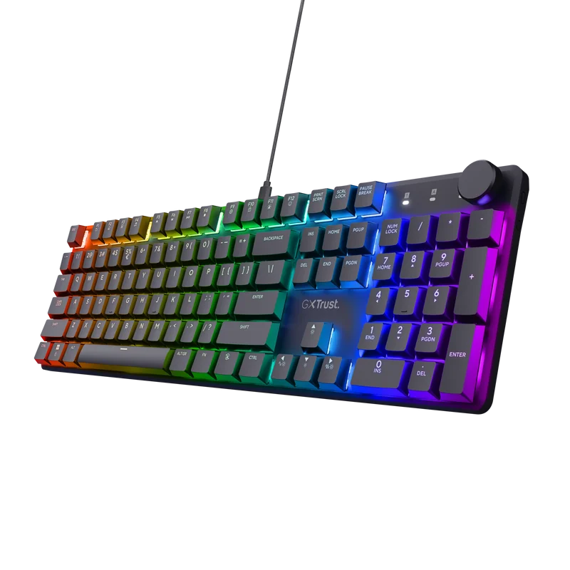 RESIG0000030452_04 Tastatura mecanica Trust GXT 866 Torix cu fir, swtich linear, 104 butoane, full RGB, butoane programabile, tipuri de jocuri FPS, MMO, MOBA, RPG, RTS, negru