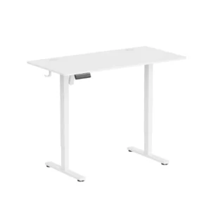 Birou Ascend cu reglare inaltime electric, alb, 1200x600x730~1180 mm, Orientarea cadrului: Rectangular Capacitate de greutate: 40 kg Interval de înălțime: 730~1180mm, Segmente de coloană: Coloană cu două etape, Dimensiunea coloanei: 40x60, 45x65mm, Număr de picioare: Două picioare, Culoarea