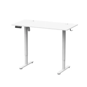 Birou Ascend cu reglare inaltime electric, alb, 1200x600x730~1180 mm, Orientarea cadrului: Rectangular Capacitate de greutate: 40 kg Interval de înălțime: 730~1180mm, Segmente de coloană: Coloană cu două etape, Dimensiunea coloanei: 40x60, 45x65mm, Număr de picioare: Două picioare, Culoarea