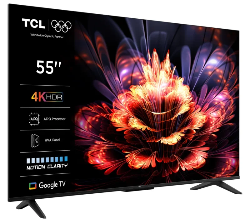 Televizor TCL LED 55V6C, 139 cm, Smart Google TV, 4K