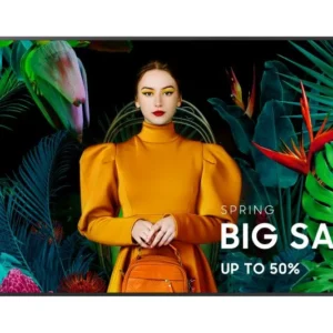 Monitor signage SAMSUNG QB43C, 43", 350nit, 16/7, UHD, panel VA, 8ms, contrast static 4000:1, mătuire 2%, Tizen 7.0, MagicINFO S10, CPU A72*4, stocare 8GB. Symmetric design, center IR, temperature sensor, Workspace (Microsoft365/VMWare/RDP), auto source switching & recovery, Dicom simulation mode