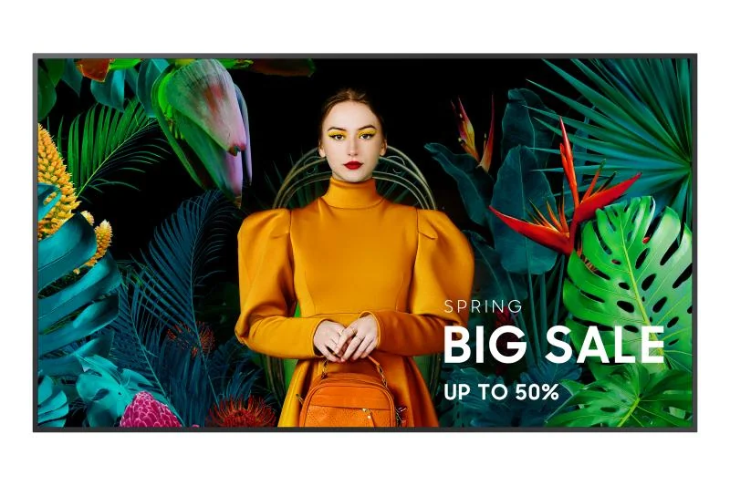 Monitor signage SAMSUNG QB43C, 43", 350nit, 16/7, UHD, panel VA, 8ms, contrast static 4000:1, mătuire 2%, Tizen 7.0, MagicINFO S10, CPU A72*4, stocare 8GB. Symmetric design, center IR, temperature sensor, Workspace (Microsoft365/VMWare/RDP), auto source switching & recovery, Dicom simulation mode