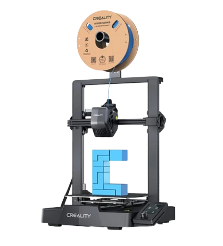 Imprimanta 3D Creality ENDER-3 V3 SE, Precizie +/-0.1mm, Diametru filament: 1.75mm, tip filament compatibil:PLA/PETG/TPU, temperatura duza:260 C, duza: :0.4mm, Format: STL/OBJ/AMF,Viteza printare max: 250mm/s, Display 3.2" (fara touch) Dimensiuni printare: 220*220*250mm, dimensiuni
