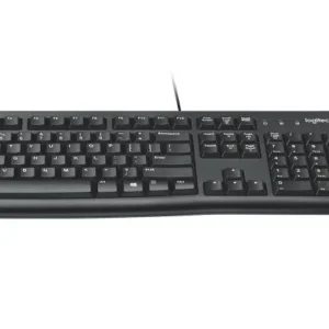 Logitech Desktop MK120. Keyboard form factor: Full-size (100%). Keyboard style: Straight. Connectivity technology: Wired, Device interface: USB, Keyboard layout: QWERTY. Cable length: 1.5 m. Recommended usage: Office. Product colour: Black. Mouse included