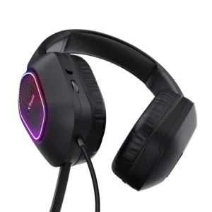 Casti cu fir Trust LED GXT 416 Zirox, cu microfon, interfata 3.5mm, USB- A, frecventa raspuns 20 Hz - 20.000 Hz, sensibilitate 90 dB, negru