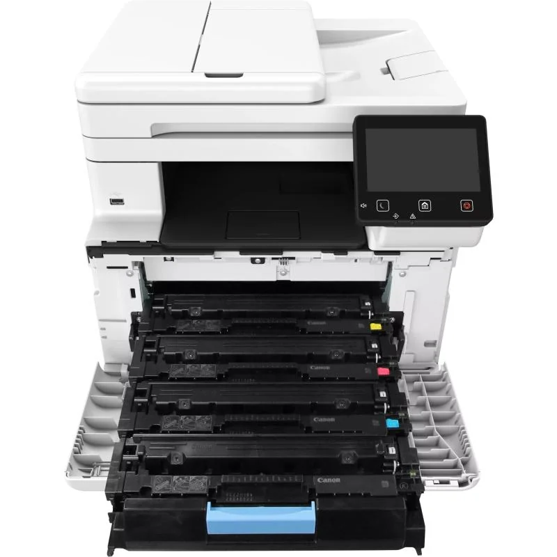 Multifunctional color Canon i-SENSYS MF664Cdw, Tehnologie: Laser, Format: A4, Functii: Print, copy, scan, Viteza printare max: 25ppm, Rezolutie 600x600dpi, max 1,200 × 1,200 dpi, Limbaje printare: UFR II, PCL 6, Duplex, copiere: viteza: 25ppm, Rezolutie: 600 × 600 dpi, zoom: 25 - 400%, Scanare