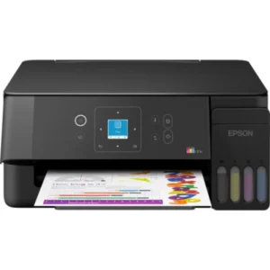 EPSON L3360 CISS COLOR INKJET MFP, Format: A4, Functii: Print, Copy, Scan, Viteza printare: 33ppm mono, 15ppm color, Rezolutie printare: 5.760 x 1.440 DPI, Rezolutie scanare: 1.200 DPI x 2.400 DPI, Format fisiere scanate: BMP, JPEG, PICT, TIFF, multi-TIFF, PDF, PNG, Senzor CIS, Capacitate hartie