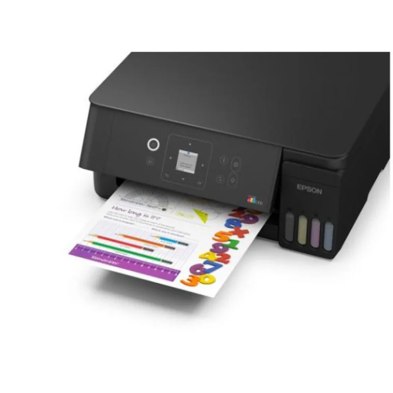 EPSON L3360 CISS COLOR INKJET MFP, Format: A4, Functii: Print, Copy, Scan, Viteza printare: 33ppm mono, 15ppm color, Rezolutie printare: 5.760 x 1.440 DPI, Rezolutie scanare: 1.200 DPI x 2.400 DPI, Format fisiere scanate: BMP, JPEG, PICT, TIFF, multi-TIFF, PDF, PNG, Senzor CIS, Capacitate hartie
