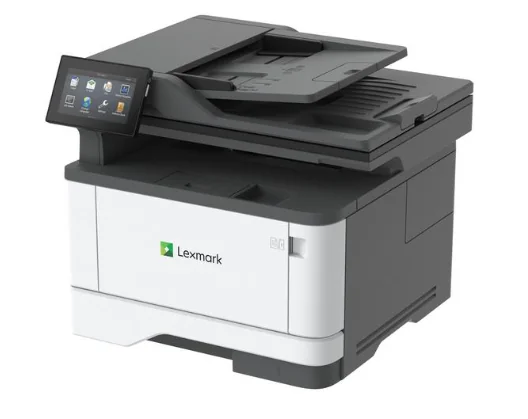Multifunctional laser monocrom Lexmark MX432adwe, A4, Imprimare/Copiere/Scanare/Fax, Grup de lucru mic,Ecran tactil color Lexmark e-Task de 4,3 inchi (10,9 cm),Alimentator multifuncţional de 100 de coli, Unitate duplex integrată, Tavă de ieşire de 150 de coli, Tavă integrat de 250 coli,Porturi