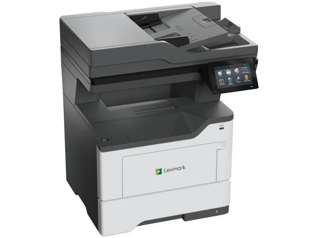 Multifunctional laser monocrom Lexmark MX532adwe, A4,  Imprimare/Scanare/Copiere/fax analog,Grup de lucru mediu, Ecran tactil color Lexmark e-Task de 4,3 inchi (10,9 cm), Alimentator multifuncţional de 100 de coli, Tavă de ieşire de 250 de coli, Unitate duplex integrată, Tavă integrat de 550 coli