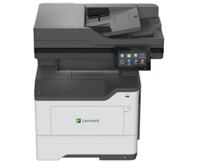 Multifunctional laser monocrom Lexmark MX532adwe, A4,  Imprimare/Scanare/Copiere/fax analog,Grup de lucru mediu, Ecran tactil color Lexmark e-Task de 4,3 inchi (10,9 cm), Alimentator multifuncţional de 100 de coli, Tavă de ieşire de 250 de coli, Unitate duplex integrată, Tavă integrat de 550 coli