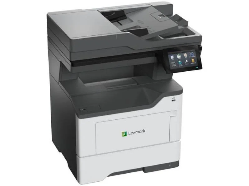 Multifunctional laser monocrom Lexmark MX532adwe, A4,  Imprimare/Scanare/Copiere/fax analog,Grup de lucru mediu, Ecran tactil color Lexmark e-Task de 4,3 inchi (10,9 cm), Alimentator multifuncţional de 100 de coli, Tavă de ieşire de 250 de coli, Unitate duplex integrată, Tavă integrat de 550 coli