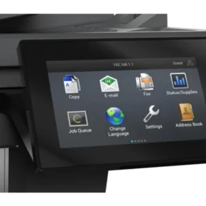 Multifunctional laser monocrom Lexmark MX532adwe, A4,  Imprimare/Scanare/Copiere/fax analog,Grup de lucru mediu, Ecran tactil color Lexmark e-Task de 4,3 inchi (10,9 cm), Alimentator multifuncţional de 100 de coli, Tavă de ieşire de 250 de coli, Unitate duplex integrată, Tavă integrat de 550 coli