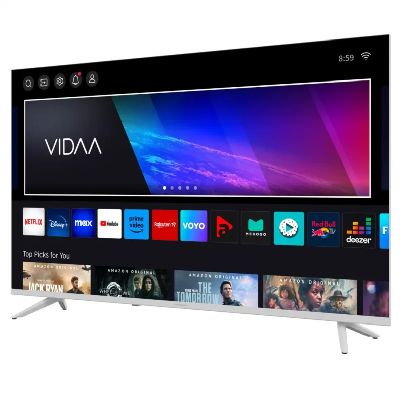 LED TV DIAMANT SMART 32HL4331H/C, 32" D-LED, HD (720p), CME 200Hz, DVB- S2/T2/C, Contrast 3000:1, 250 cd/m², 1xCI+, 3xHDMI (v1.4), 2xUSB (v2.0), 1x AV IN, 1x AUX, 1x Optic, USB Player (AVI, MKV, H.265/HEVC, JPEG, MP3, MP4, 3GP, ASF, WMV, VOB, DAT),VESA 100 x 100 mm, M6, Twin-Foot Stand, White