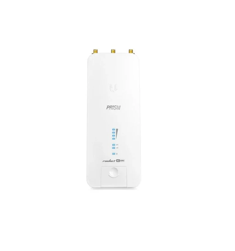 RP-5AC-GEN2_01 Ubiquiti PrismStation 5GHz Rocket ac Gen2 airPrism metal, 10,100,1000 Mbit/s, 128 Mega bites, FCC, IC, CE; Ethernet LAN (RJ-45) cantitatea de porturi x 1, WPA2-AES, 9.5W