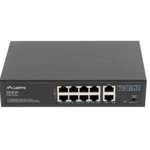 Switch  8x 100 Mb PoE+ / 2x 1 Gb, fara management, rack 10"/19", Gigabit Ethernet, 120W