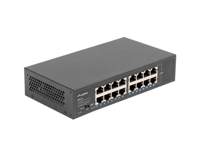 RSGE-16_01 Switch RSGE-16 16x 1 Gb, Gigabit Ethernet, fara management, rack 10"/19"