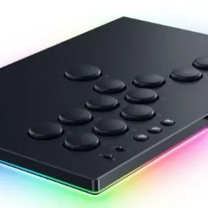 Controller Razer Kitsune All Buton Optical Arcade pentru PS5 si PC, iluminare RGB Chroma, conexiune USB-C, negru