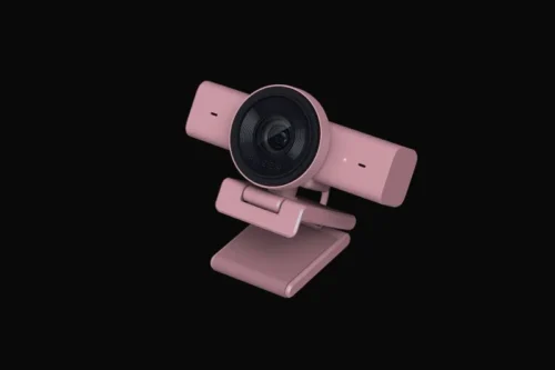 Camera web Razer Kiyo V2 X, rezoluție video: 1440p @ 60/30 FPS, 1080p @ 60/30/24 FPS, 720p @ 60/30 FPS, rezoluție imagine: 3.7 MP, tip conexiune: USB 2.0, roz