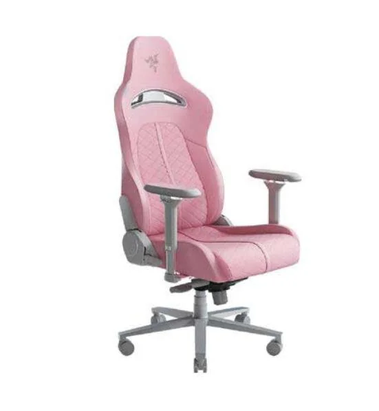 Scaun Razer Enki, manevrate manuala, material plastic - textil, material structura metal, greutate maxima suportata 136kg, roz
