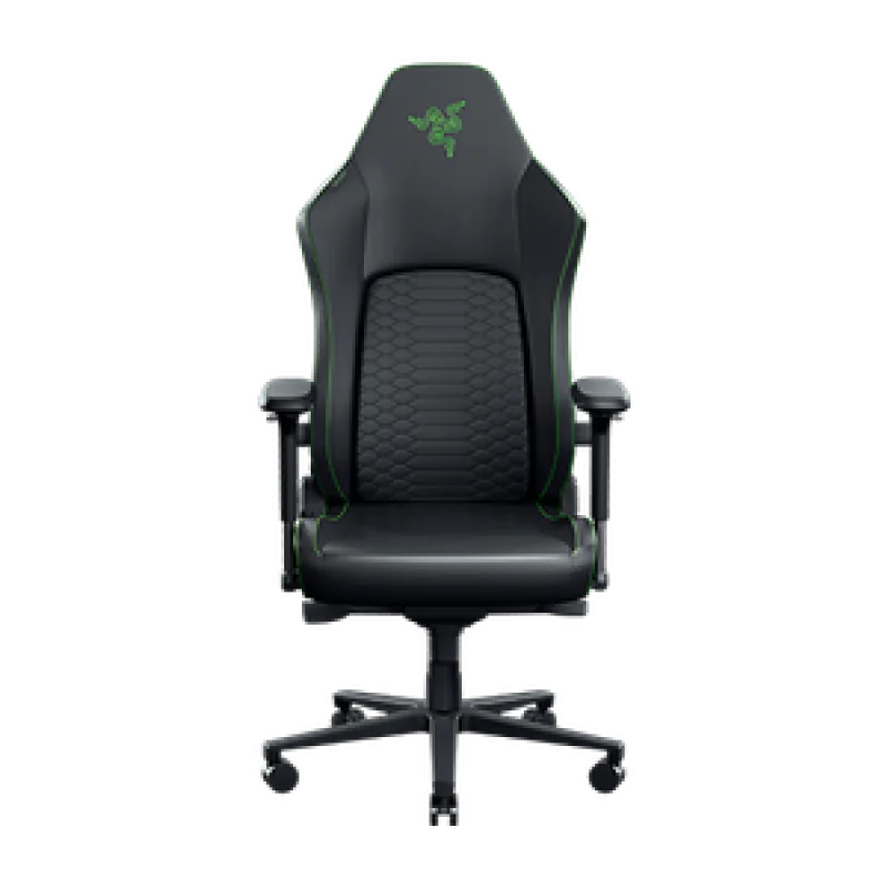 Scaun Razer Soma Chroma, iluminare Razer Chroma RGB, conectivitate Razer HyperSpeed Wireless (2.4 GHz), Bluetooth® LE, tip spuma spumă turnată PU, suport lombar integrat, tetieră reglabilă, cotiere 2D, clasa de ridicare pe gaz 4, negru