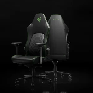 Scaun Razer Iskur V2 NewGen, tip spuma spumă turnată PU, suport lombar integrat, tetieră reglabilă, cotiere 4D, clasa de ridicare pe gaz 4, negru/verde