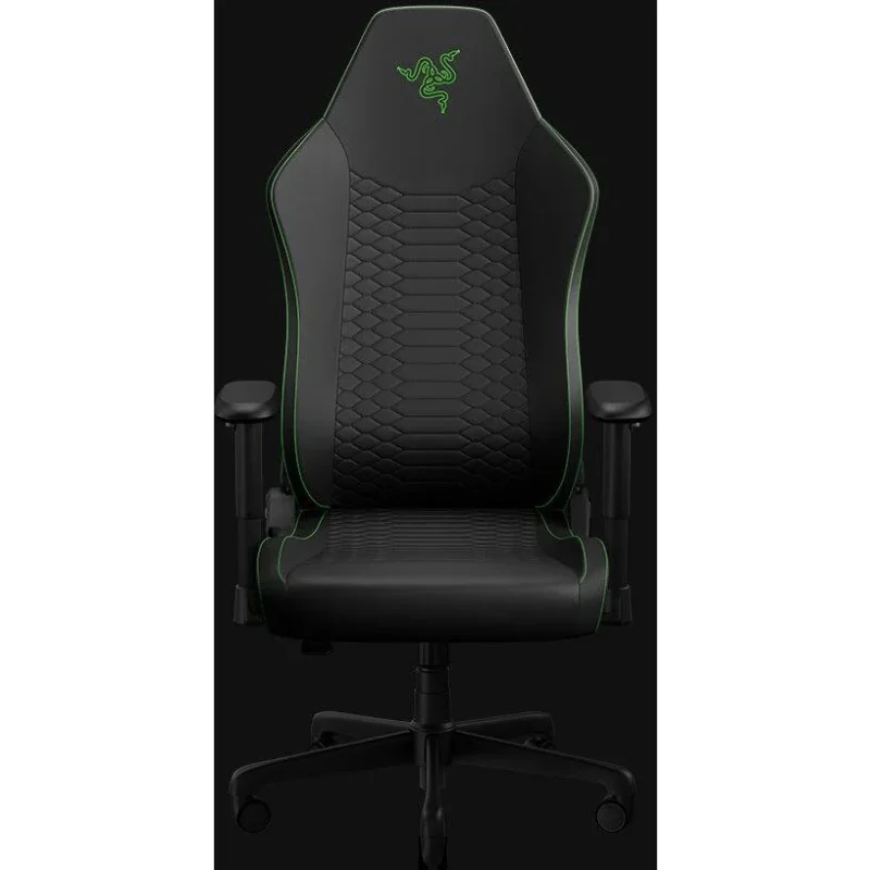 Scaun Razer Iskur V2 X NewGen, tip spuma spumă turnată PU, suport lombar integrat, tetieră reglabilă, cotiere 2D, clasa de ridicare pe gaz 4, negru/verde