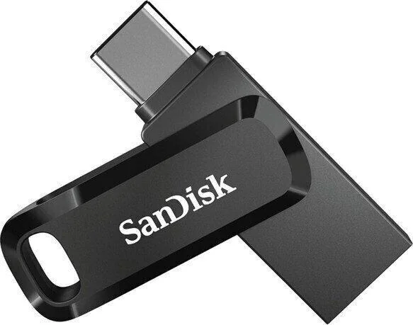 Memorie USB SanDisk Ultra Dual Drive 128 GB, USB 3.2, Negru