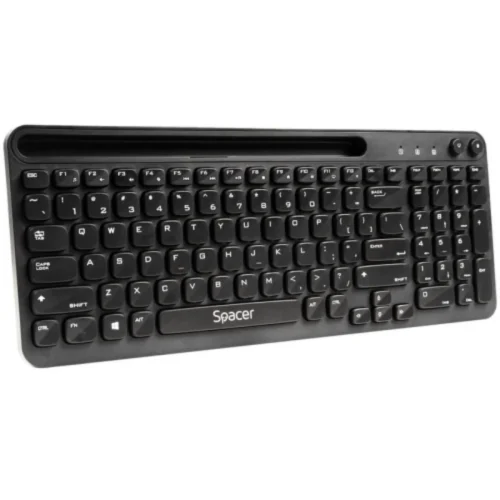 Tastatura SPACER SPKB-WS-04, Wireless, Negru