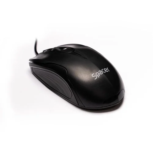 Mouse SPACER SPMO-M11, Sub 1000 dpi, Negru