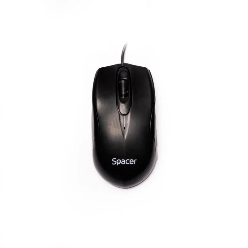 Mouse SPACER SPMO-M11, Sub 1000 dpi, Negru