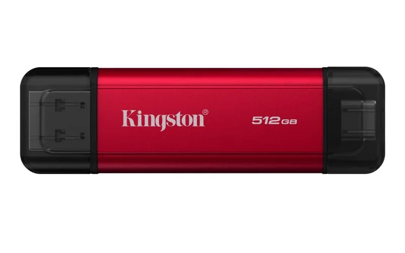 SSD extern KINGSTON Dual Portable, 512 GB, USB 3.2 Gen 2, negru