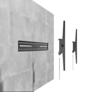 SRXA-43X100T_10 Suport perete TV Serioux 43-100" Tilt 75kg Profil 85mm Material: Otel Finisarea suprafeței: vopsea electrostatica Dimensiune ecran: 43"-100" Compatibilitate VESA: 75x75, 100x100, 100x150, 150x100, 100x200, 200x100, 150x150, 200x200, 200x300, 300x200, 200x400, 400x200, 300x300, 300x400, 400x300