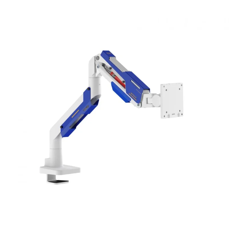 SRXA-MM101-C012WH_02 Suport monitor Serioux MM101-C012WH, arc cu gaz, compatibilitate dimensiune ecran 24"-57", greutate maximă suportata: 2~30 kg, VESA: 75x75, 100x100, 100x200, 200x100, 200x200, inclinare: +70°~-45°, pivotare: +90°~-90°, rotația ecranului: 360°