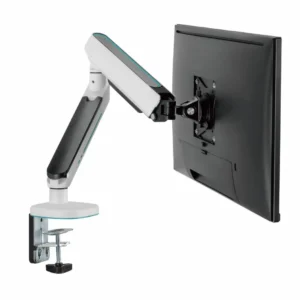 SRXA-MM54-C012WH_03 Suport monitor Serioux SRXA-MM54-C012WH, Material: Oțel, Aluminiu, Plastic, Suprafață finisaj : acoperire cu Pulbere, tehnologie arc, Culoare: Alb Texturat Fin, Gri Spațial Dimensiune compatibila ecran: 27"-45", Greutate maxima (pe ecran): 5~14 kg, Greutate maxima: 5~12 kg