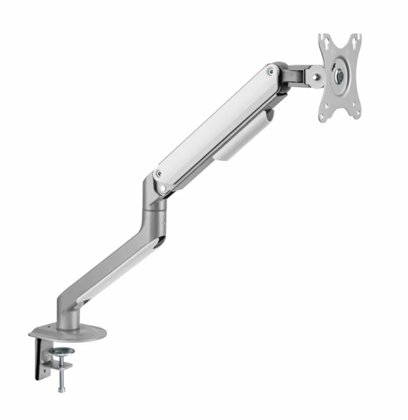 SRXA-MM63-C012_01 Suport monitor Serioux MM63-C012, compatibilitate dimensiune ecran 17"-32", greutate maximă suportata: (per ecran): 2~9kg, VESA: 75x75, 100x100, inclinare: +55°~-55°, pivotare: +90°~-90°, rotația ecranului: + 180°~-180°, instalare: clemă, grommet