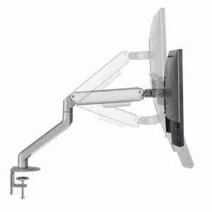 SRXA-MM63-C012_12 Suport monitor Serioux MM63-C012, compatibilitate dimensiune ecran 17"-32", greutate maximă suportata: (per ecran): 2~9kg, VESA: 75x75, 100x100, inclinare: +55°~-55°, pivotare: +90°~-90°, rotația ecranului: + 180°~-180°, instalare: clemă, grommet