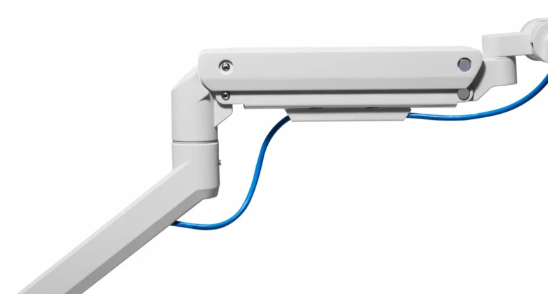 SRXA-MM69-C012_04 Suport monitor Serioux MM69-C012, compatibilitate dimensiune ecran 17"-49", arc cu gaz, greutate maximă suportata: (per ecran): 2~20 kg, VESA: 75x75, 100x100, inclinare: +50°~-20°, pivotare: +90°~-90°, rotația ecranului: +180°~-180°, instalare: clemă, grommet,alb