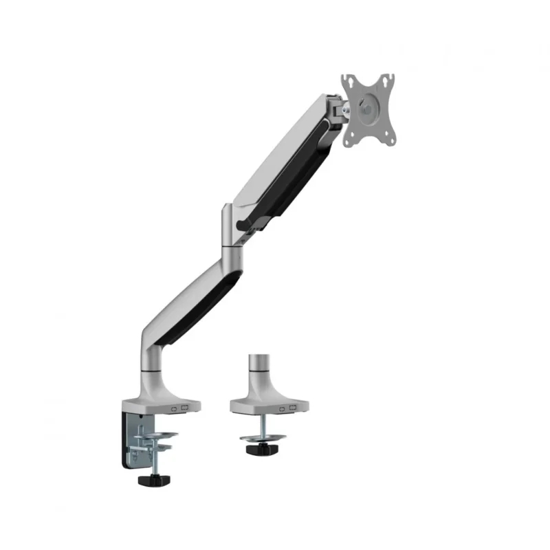 SRXA-MM82-C012_01 Suport monitor Serioux MM82-C012, tehnologie arc cu gaz, compatibilitate dimensiune ecran 17"-45", greutate maximă suportata: (per ecran): 1~16kg, greutate maximă suportata pentru ecran curbat (per ecran): 1 ~ 13 kg, VESA: 75x75, 100x100, inclinare: +90°~-90°, pivotare: +90°~-90°