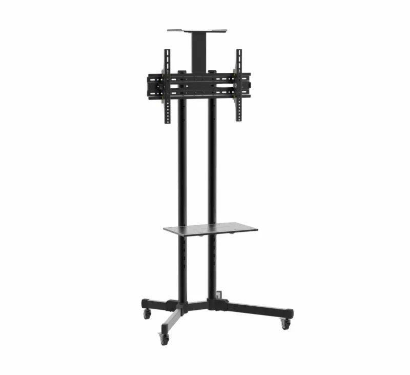 SRXA-TV109_01 Stand TV Mobil Serioux TV109, Reglabil, 32-70'', VESA 600x400mm, suporta pana la 50kg, negru