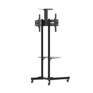SRXA-TV109_03 Stand TV Mobil Serioux TV109, Reglabil, 32-70'', VESA 600x400mm, suporta pana la 50kg, negru