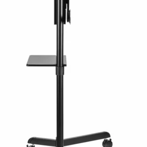 SRXA-TV11-46TW-B_11 Stand TV mobil Serioux TV11-46TW, parti metalice: Cadru principal vertical, Brațele de prindere VESA, Placa de montaj TV, baza, fixarea se face cu ajutorul accesoriile incluse; dimensiuni: 920x702x1595mm, compatibilitate dimensiune ecran: 37"-70", compatibil VESA: 200x200, 400x200, 300x300