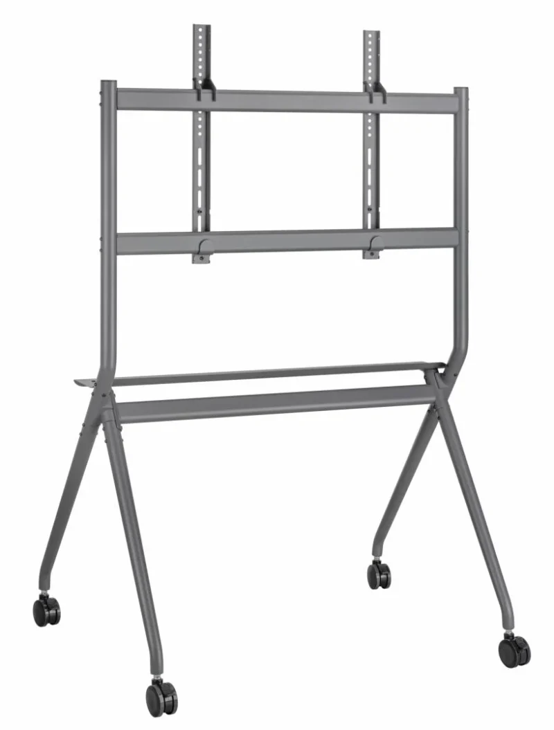 SRXA-TV15-68FW_12 Stand TV mobil Serioux TV15068FW, compatibilitate dimensiune ecran 50"-86, dimensiuni 1067x801x1725mm, VESA: 200x200, 300x200, 400x200, 300x300, 400x300, 400x400, 600x400, 800x400, 600x600, 800x600, greutate maxima suportata 120 kg, tv reglabil in inaltime, greutate maxima suportata raft, 10 kg