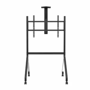 SRXA-TV213CA_03 Stand TV mobil Serioux TV213CA, dimensiuni: 1050x755x2320mm, compatibilitate Max Vesa: 900x600mm, compatibilitate TV: 55"-100", greutate maximă suportata: 120 kg, baza cu 4 roti, raft multifunctional, negru