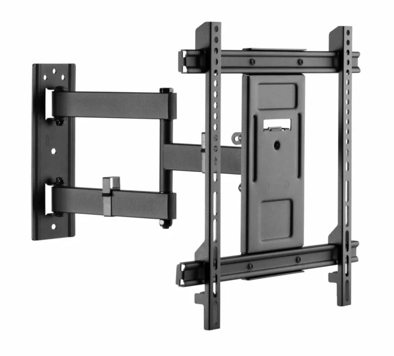 SRXA-TV61-443_03 Suport TV de perete Serioux TV61-443, compatibilitate dimensiune ecran: 32"-70", compatibilitate VESA: 200x100, 200x200, 300x200, 400x200, 300x300, 400x300, 400x400, greutate maximă suportata: 50kg, distanta fata de perete: 78~442mm, inclinare: +3°~-15°, pivotare: +90°~-90°, nivel ecran: +3°~-3°