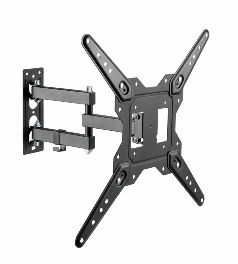 SRXA-TV68-443_01 Suport TV Serioux LCD/LED, TV68-443, compatibilitate dimensiune ecran 23"-55", material otel, VESA:100x100, 100x200, 200x100, 200x200, 300x200, 400x200, 300x300, 400x300, 400x400, greutate maximă suportata: 30 kg, profil: 60~382mm, inclinare: +3°~-10°, pivotare: +90°~-90°, management cabluri, negru