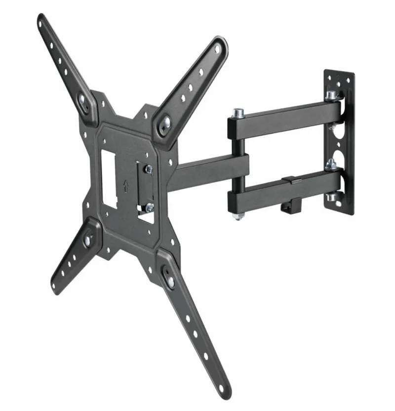 SRXA-TV68-443_03 Suport TV Serioux LCD/LED, TV68-443, compatibilitate dimensiune ecran 23"-55", material otel, VESA:100x100, 100x200, 200x100, 200x200, 300x200, 400x200, 300x300, 400x300, 400x400, greutate maximă suportata: 30 kg, profil: 60~382mm, inclinare: +3°~-10°, pivotare: +90°~-90°, management cabluri, negru