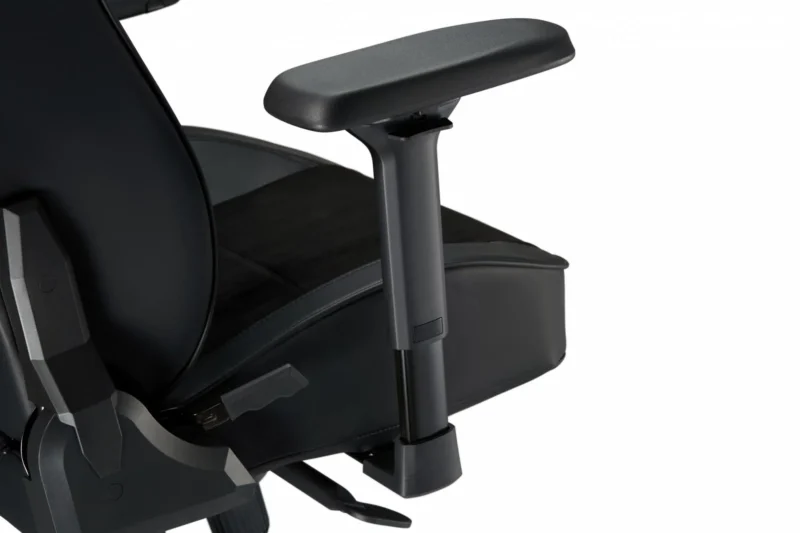 Scaun Gaming Serioux Prime, Capacitate greutate: 150 kg, Material suprafață: Piele, Material textil, Tip cotieră: Cotieră 4D, Tip mecanism: Mecanism tip broască, Tip pârghie pneumatică: 100 mm, ridicare pe gaz clasa 4, Tip bază: 350 mm, bază din aluminiu, Tip roți: 60 mm, roți din poliuretan