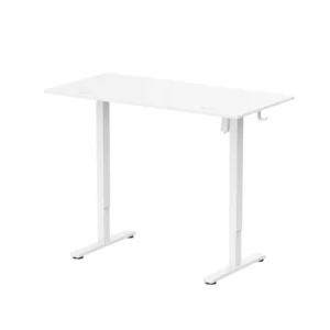 Birou Ascend cu reglare inaltime electric, alb, 1200x600x730~1180 mm, Capacitate de greutate: 40 kg, Interval de înălțime: 730~1180mm, Număr de motoare: 1, Viteză maximă: 15 mm/s, Panou de control Digital, 3 memorii